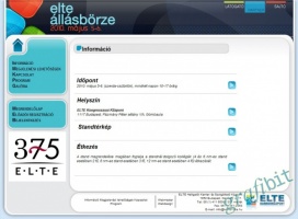 grafibit.hu - ELTE Állásbörze weboldal