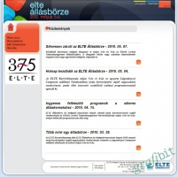 grafibit.hu - ELTE Állásbörze weboldal